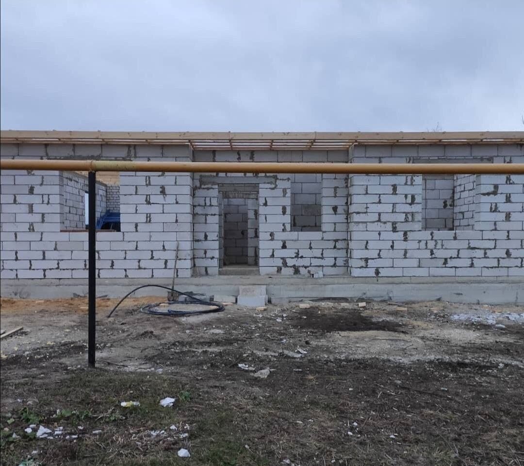 сарай из газобетона, сарай из газосиликатных блоков, дом из газоблока, хозблок из пеноблоков, дом из газобетона