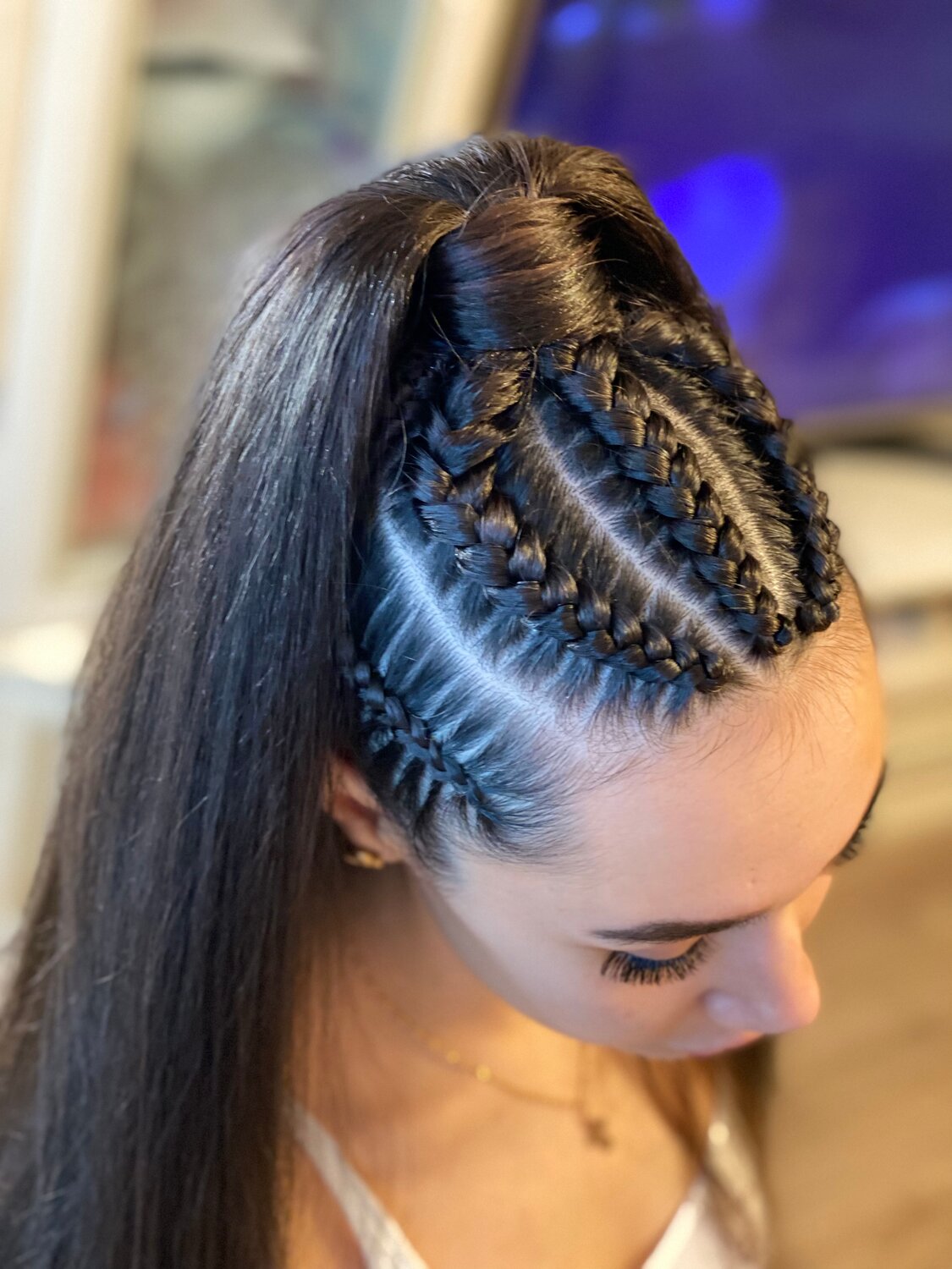 модные прически с косичками, прически с брейдами, прически косы, косички прически, прически с канекалоном