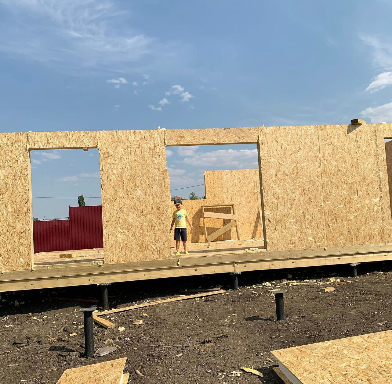 Строительство быстровозводимого дома