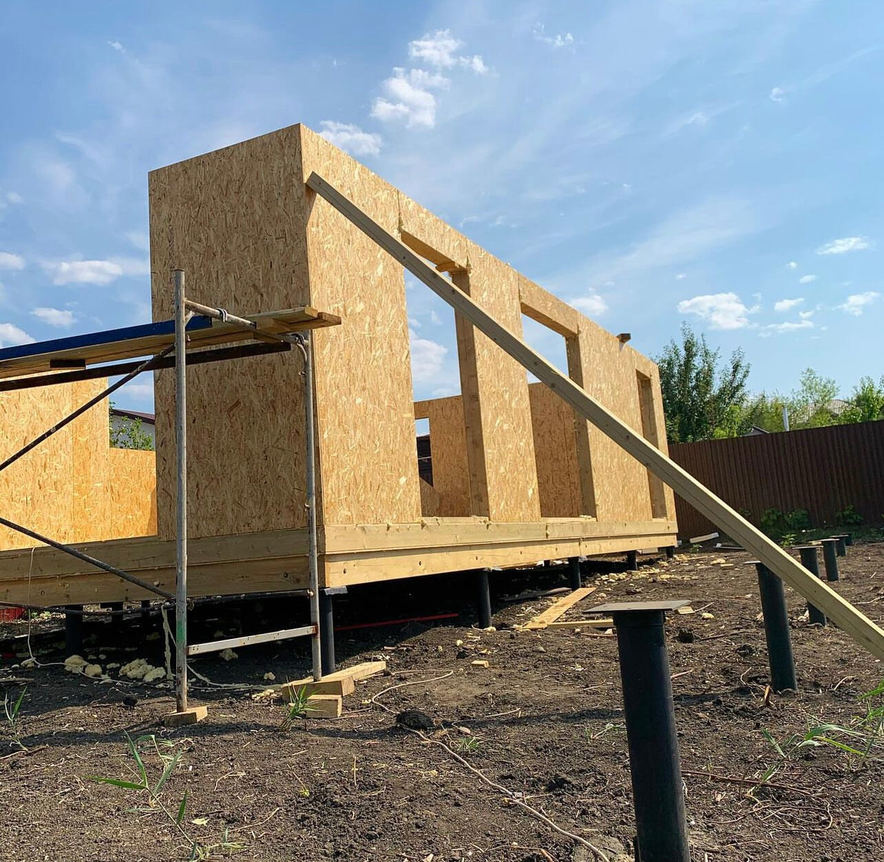 Строительство быстровозводимого дома