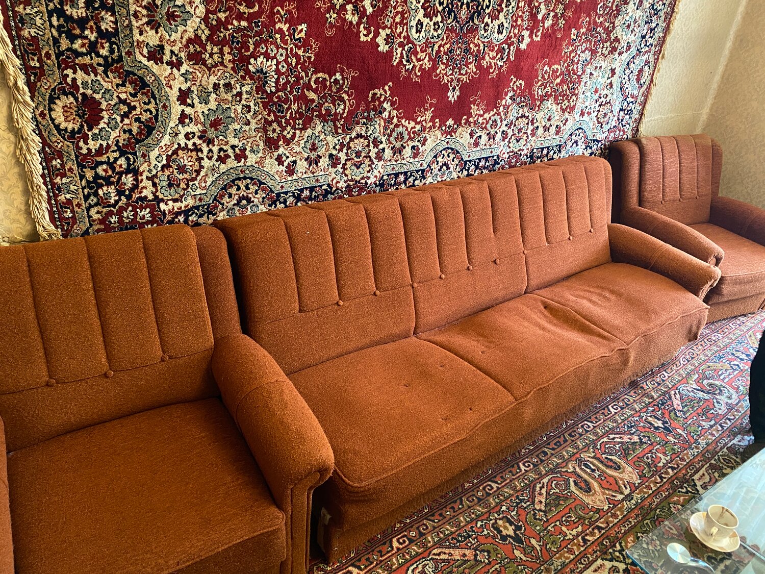 диван, мягкая мебель, диван и 2 кресла, диван кресло, мебель бу