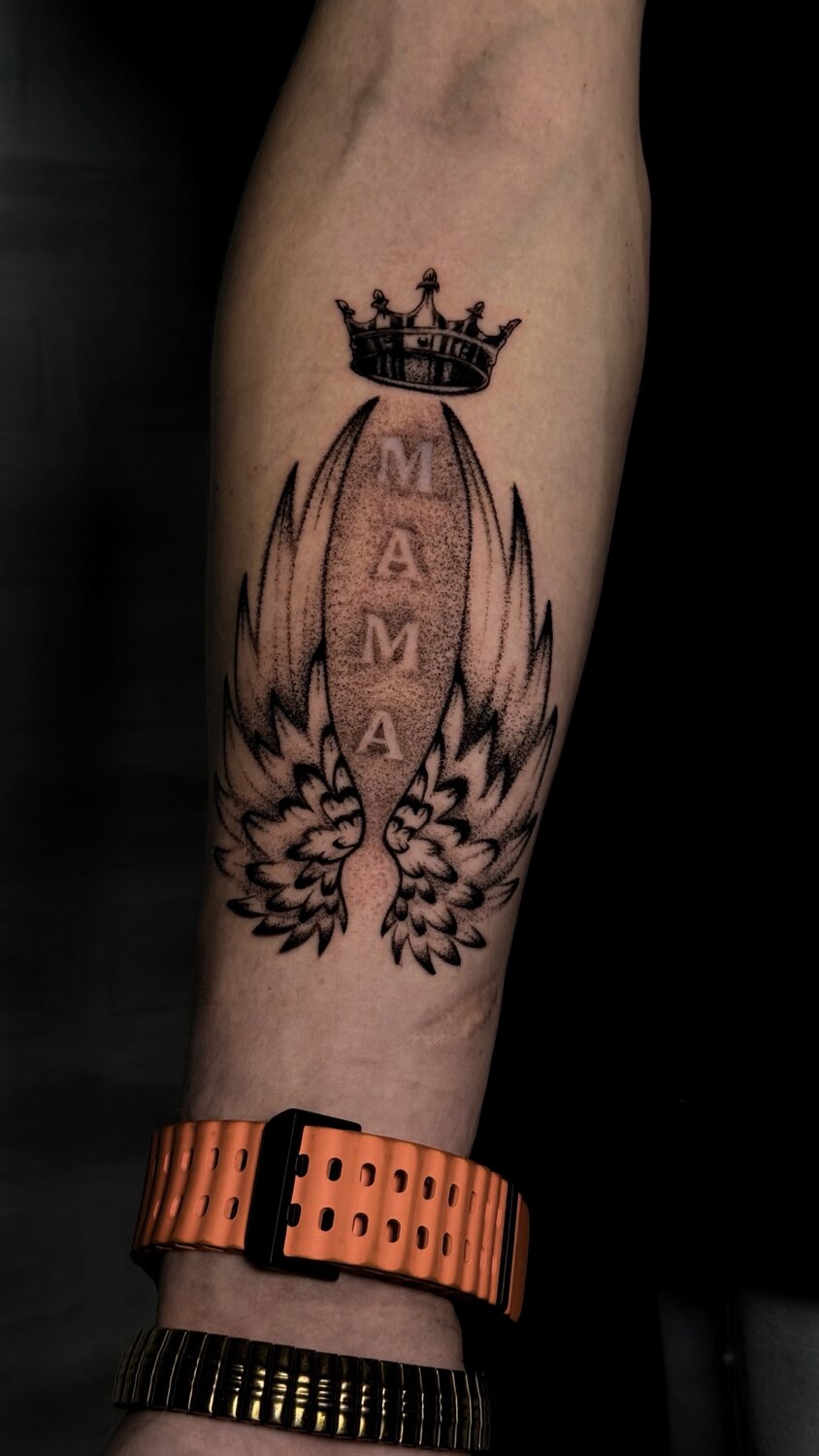 ��������, ��������������������, mom dad tattoo design, �������� ��������������������, angel wings tattoo