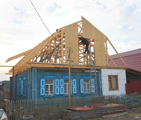 реконструкция старой крыши