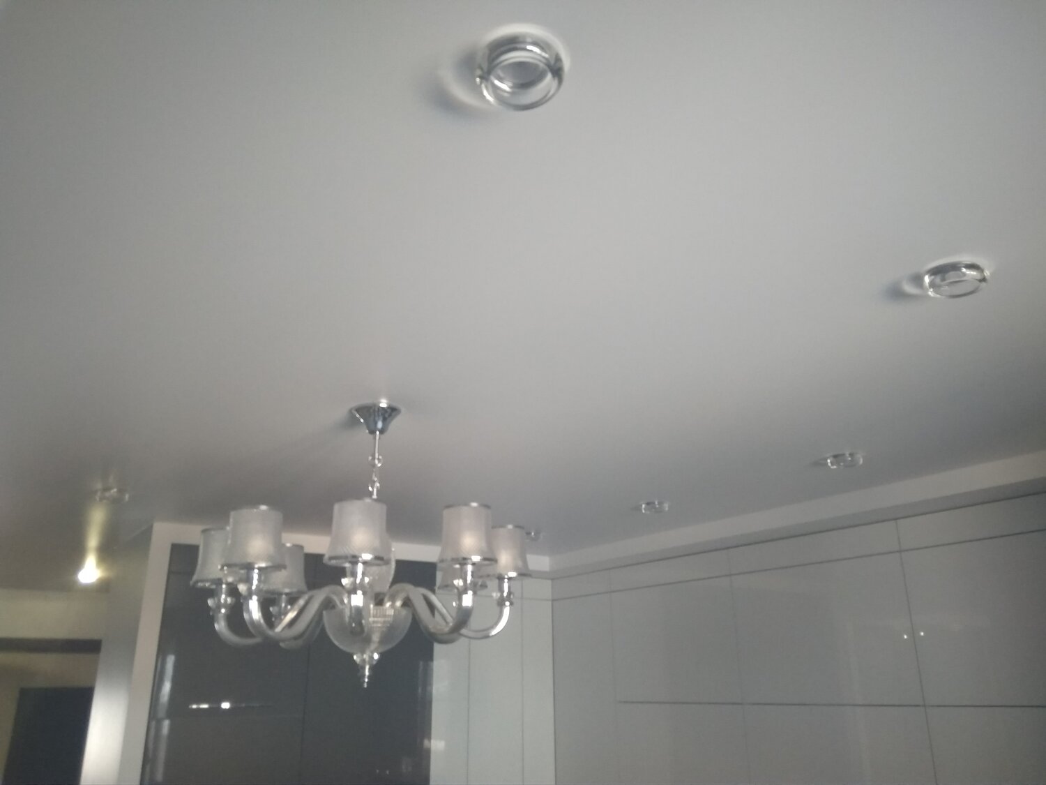 Установка осветительных приборов