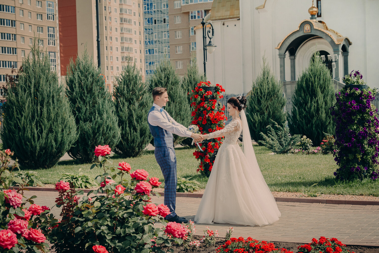 свадьба, свадебный, свадебная церемония, свадьба в ботаническом саду, свадьба в усадьбе