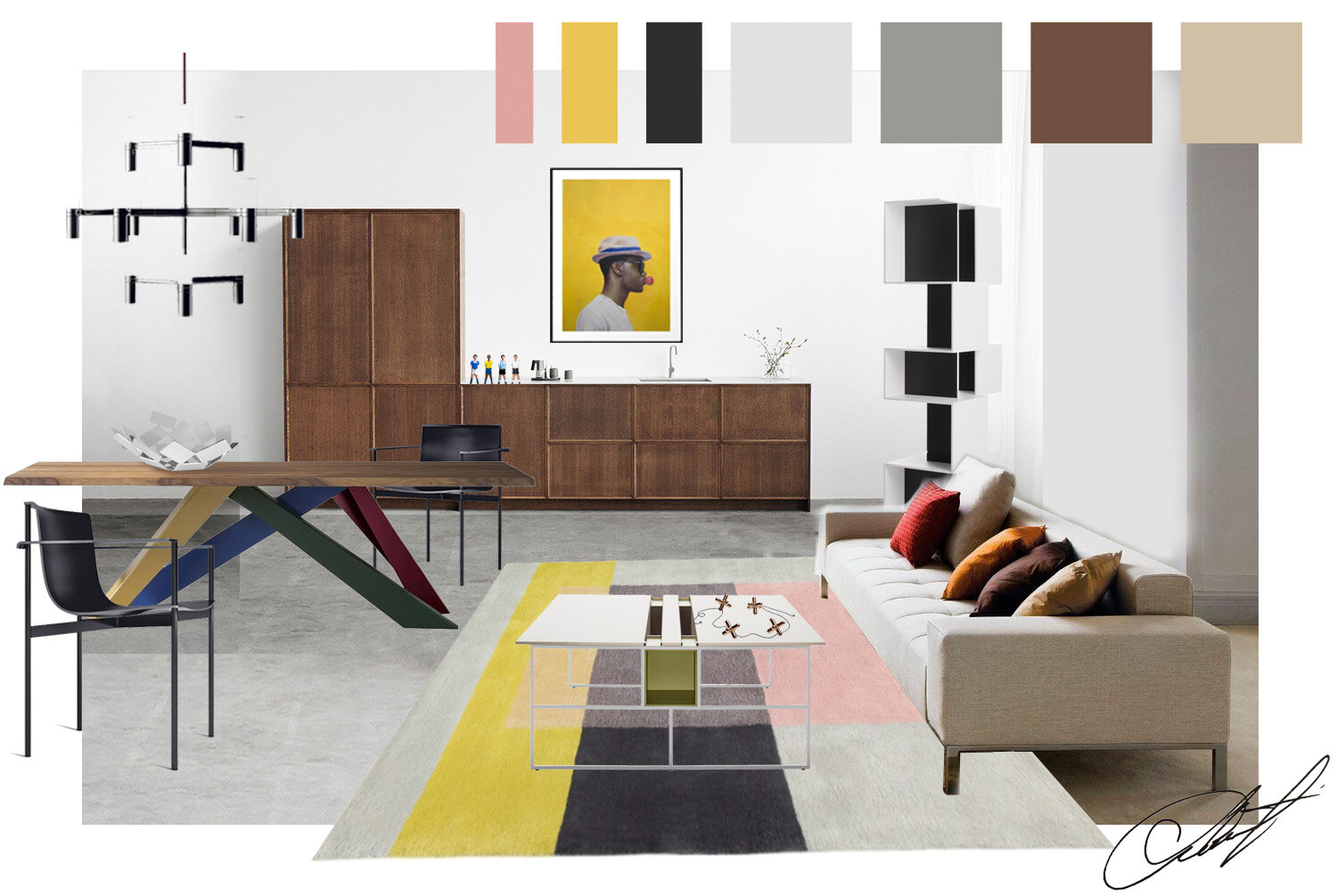 дизайн интерьера, мебель в стиле кубизм, интерьер, стиль, мебель в стиле супрематизм