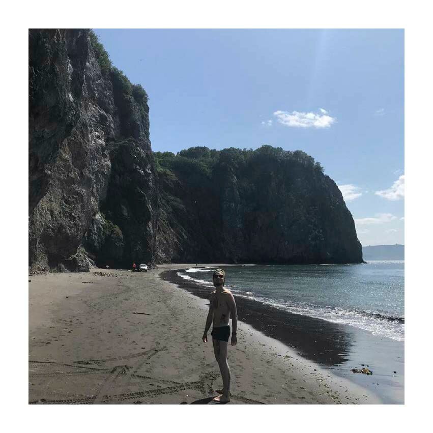 бухта лагерная камчатка, море, пляж, на берегу, бухта