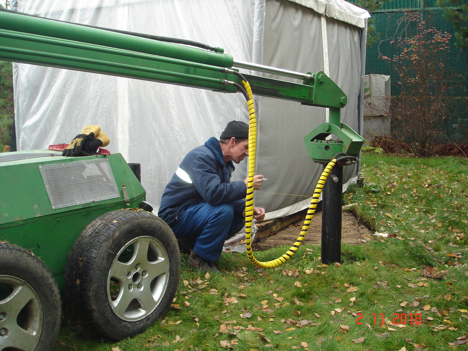 Goodvint техника для монтажа винтовых свай - 88 фото