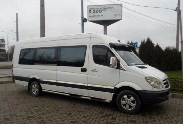 mercedes-benz sprinter, микроавтобус мерседес спринтер 311, мерседес спринтер пассажирский 2011, мерседес бенц спринтер 19 мест, мерседес спринтер пассажирский 22