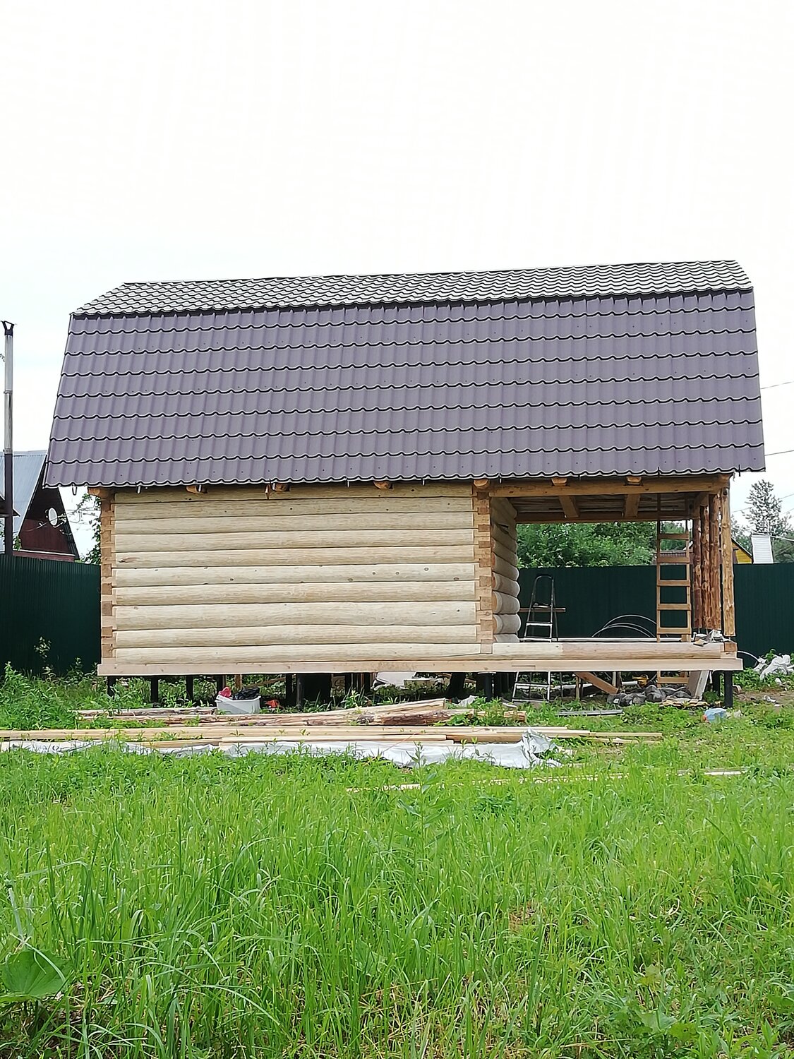 сруб, сруб бани с мансардой, баня сруб 2.5х3с выносом, деревянный дом, псковский зодчий срубы