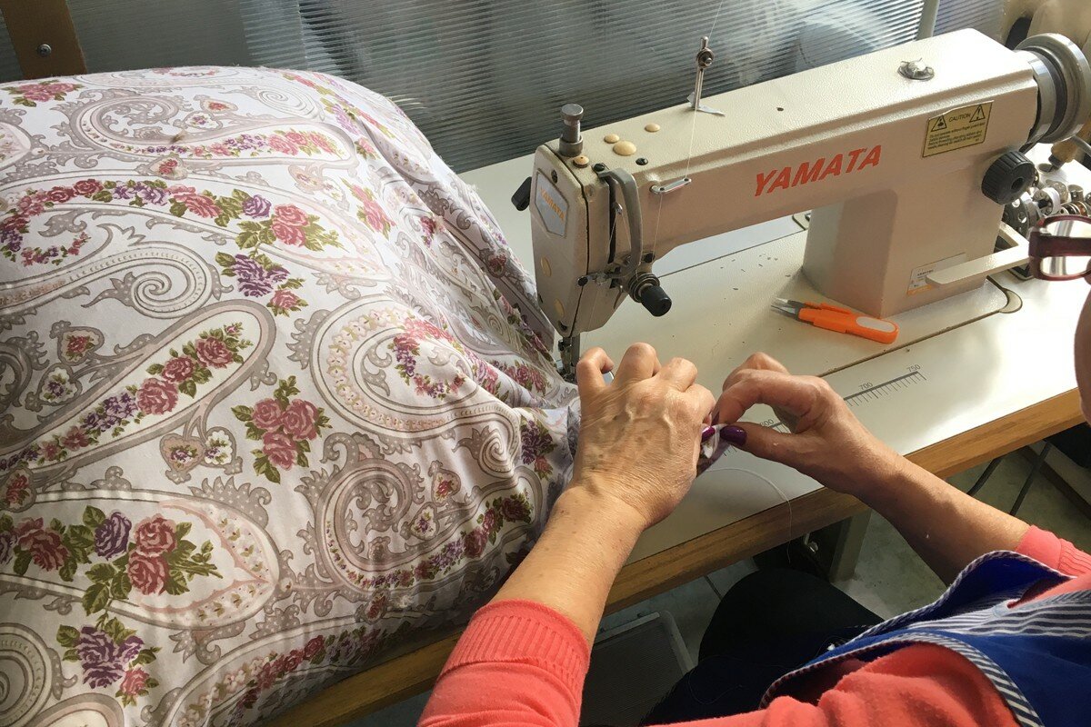 шитьё, швейная машина, техника, текстиль, швея