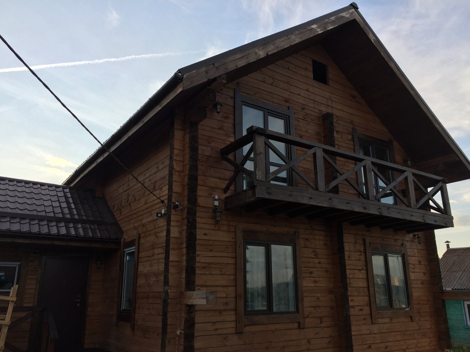 коттедж, загородный дом, деревянный дом, дом, лестэк деревянные дома