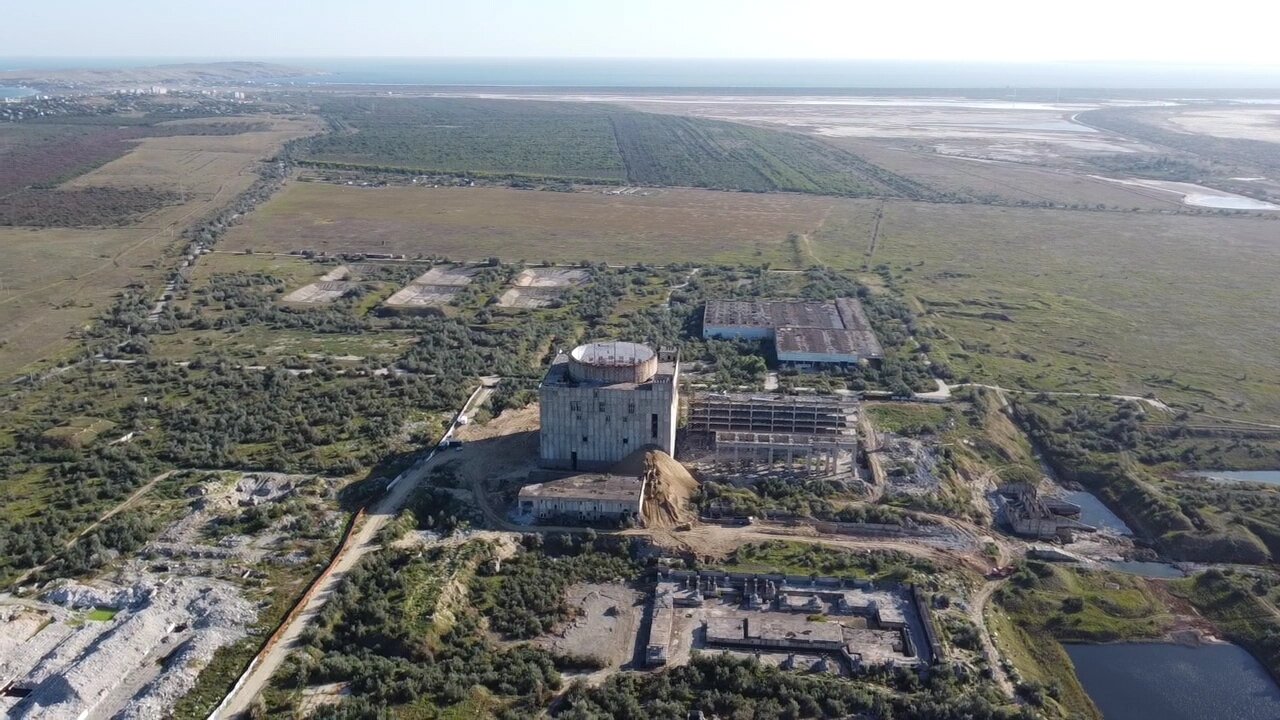 крымская аэс, новый город, город набережные челны с высоты птичьего полета, щелкино крым атомная станция, крымская аэс в щелкино на карте