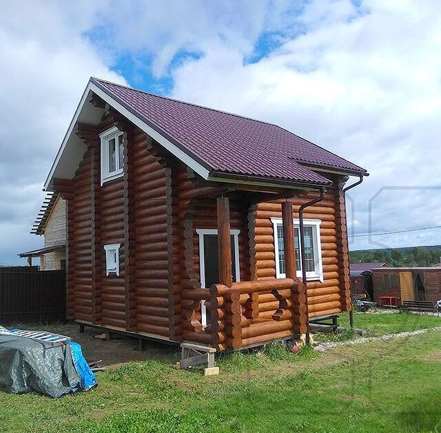 сруб, дом из сруба 7 на 9, реальные дома из оцилиндрованного бревна, дом из оцилиндрованного бревна 8х9 внутри, деревянный дом