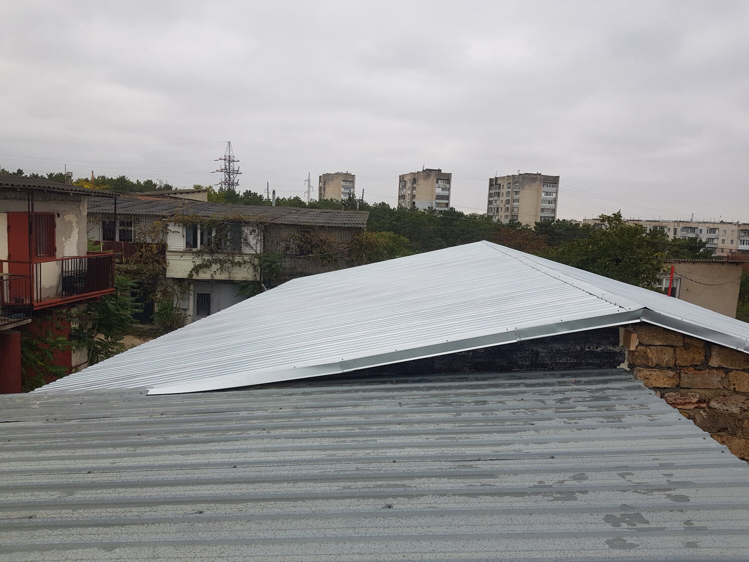 скатная кровля, кровли, кровля из профлиста, кровля из профнастила, скатная крыша