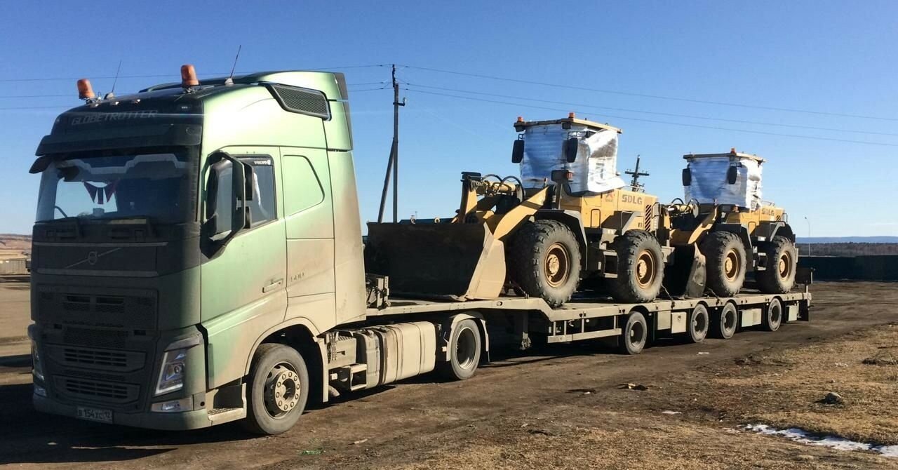 европа трал негабарит, тягач вольво, тягач volvo, тр 354 трал meusburger полуприцеп-низкорамный, volvo fh 540