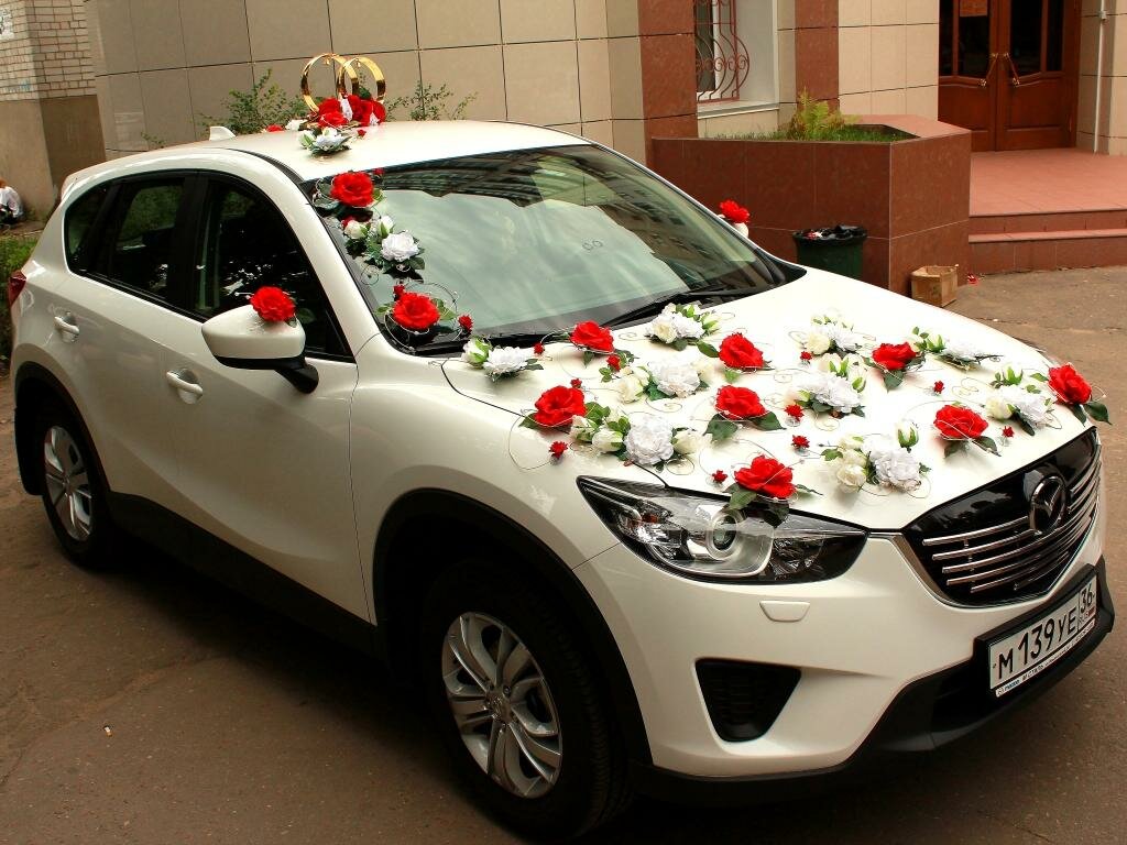 свадебный автомобиль mazda cx5, мазда сх 5 белая, mazda cx 5 белая, свадебная машина, mazda cx-5