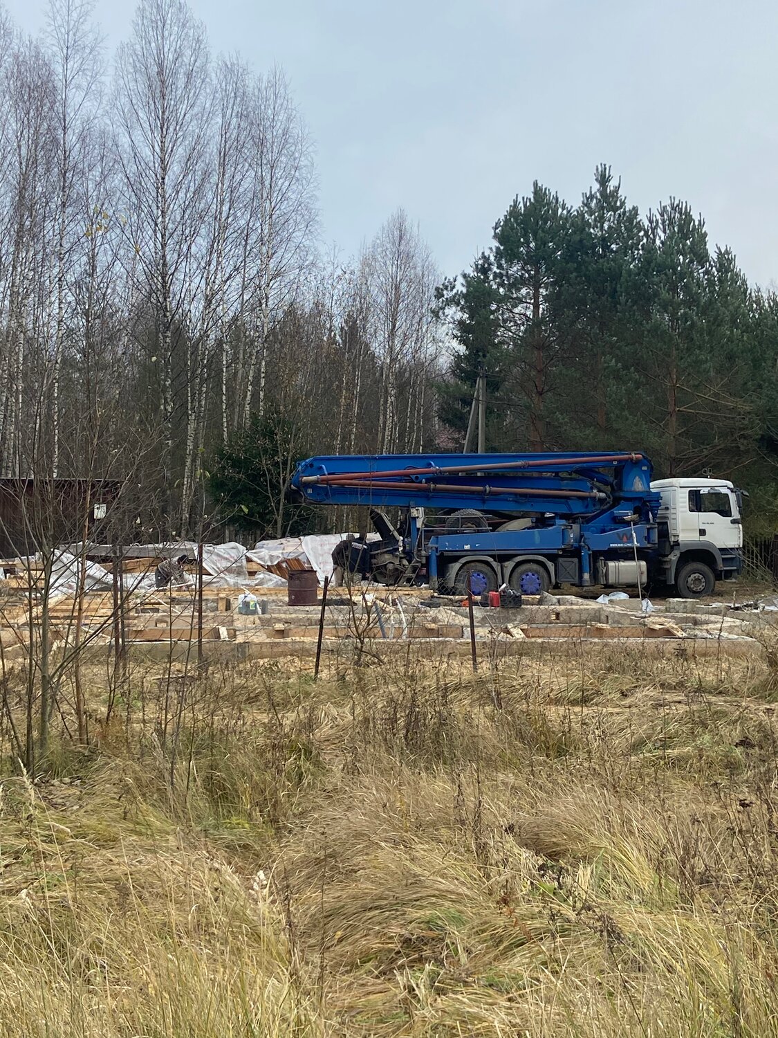 автобетононасос самсунг sm 510, буровая, манипулятор, техника, строительная техника