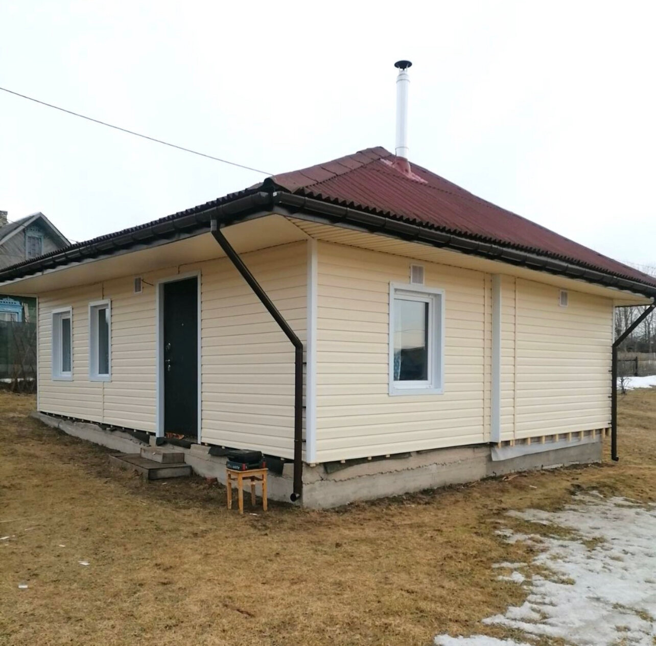 дачный домик, одноэтажный дом, садовый домик, дачный дом