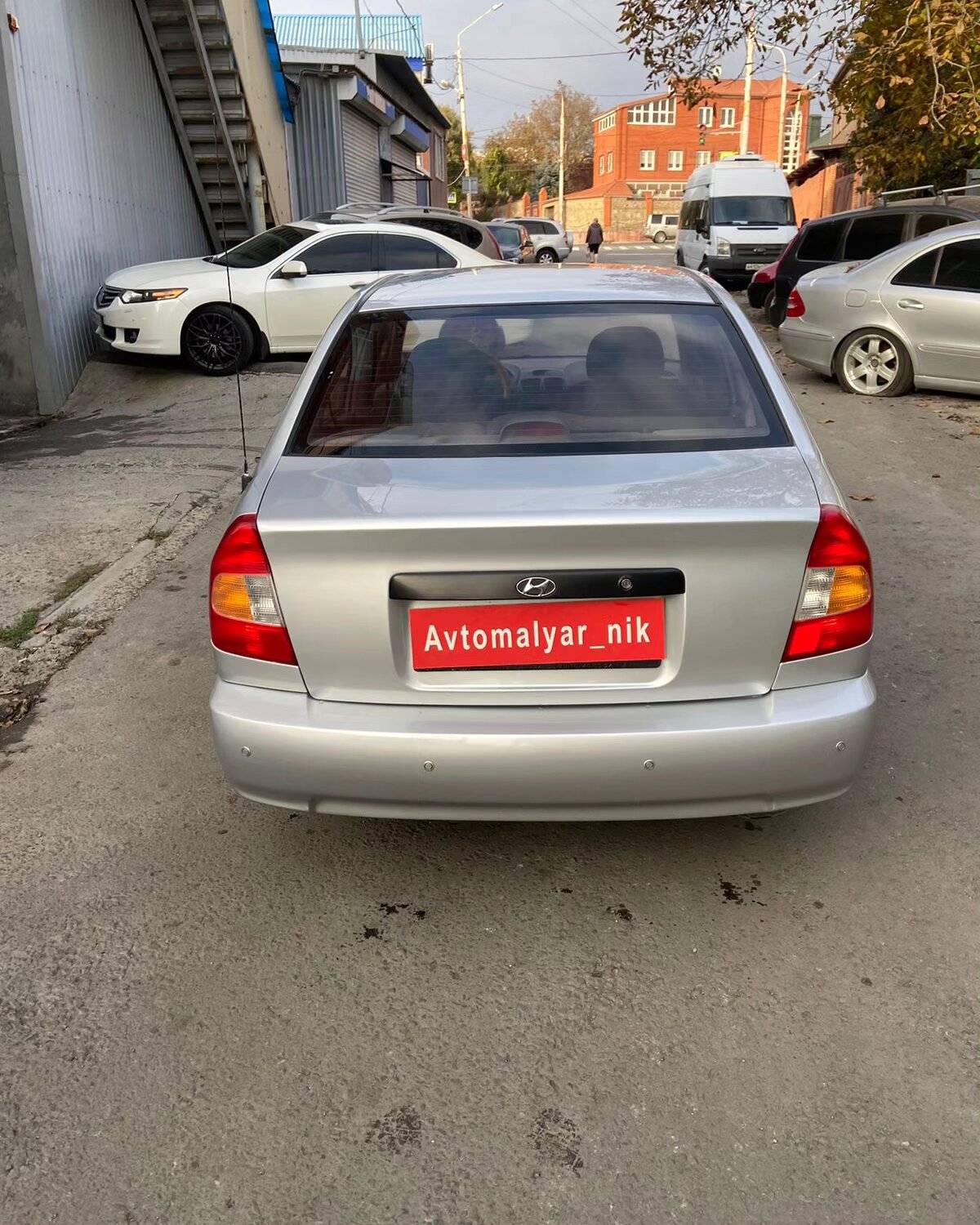 hyundai accent, hyundai accent тагаз, серый хендай акцент, hyundai accent 2007, Hyundai Accent II (ТагАЗ)