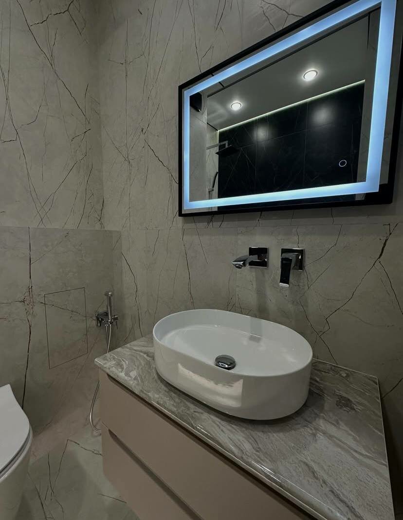 интерьер санузел, мебель для ванной комнаты, квартир, жилой комплекс, дизайн интерьер