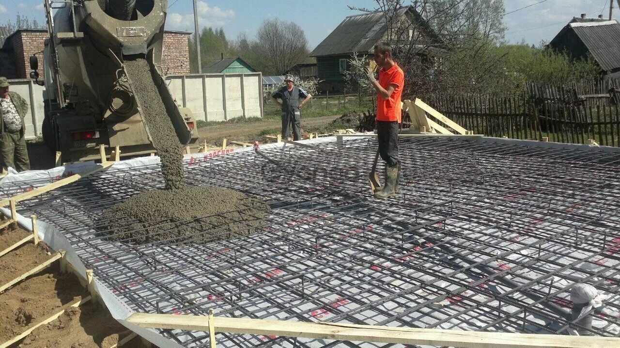 Бетонирование дворов, дорожек, площадок