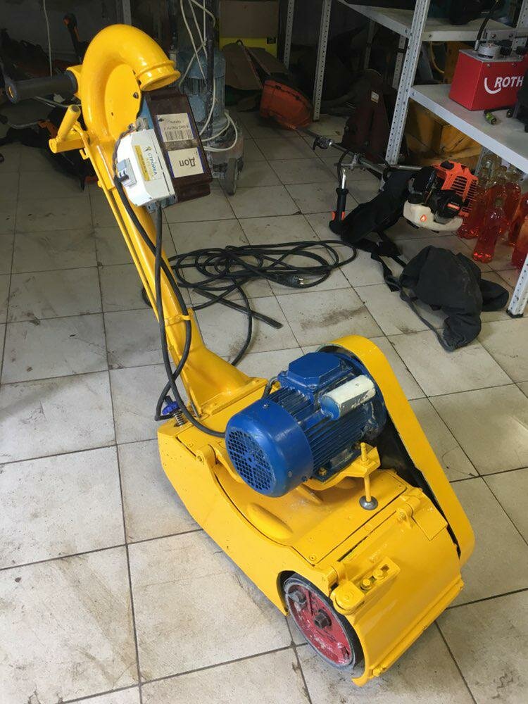 циклевочная машинка отечественная, паркетно-шлифовальная машина со-206, техника, шлифовальные машины, оборудование