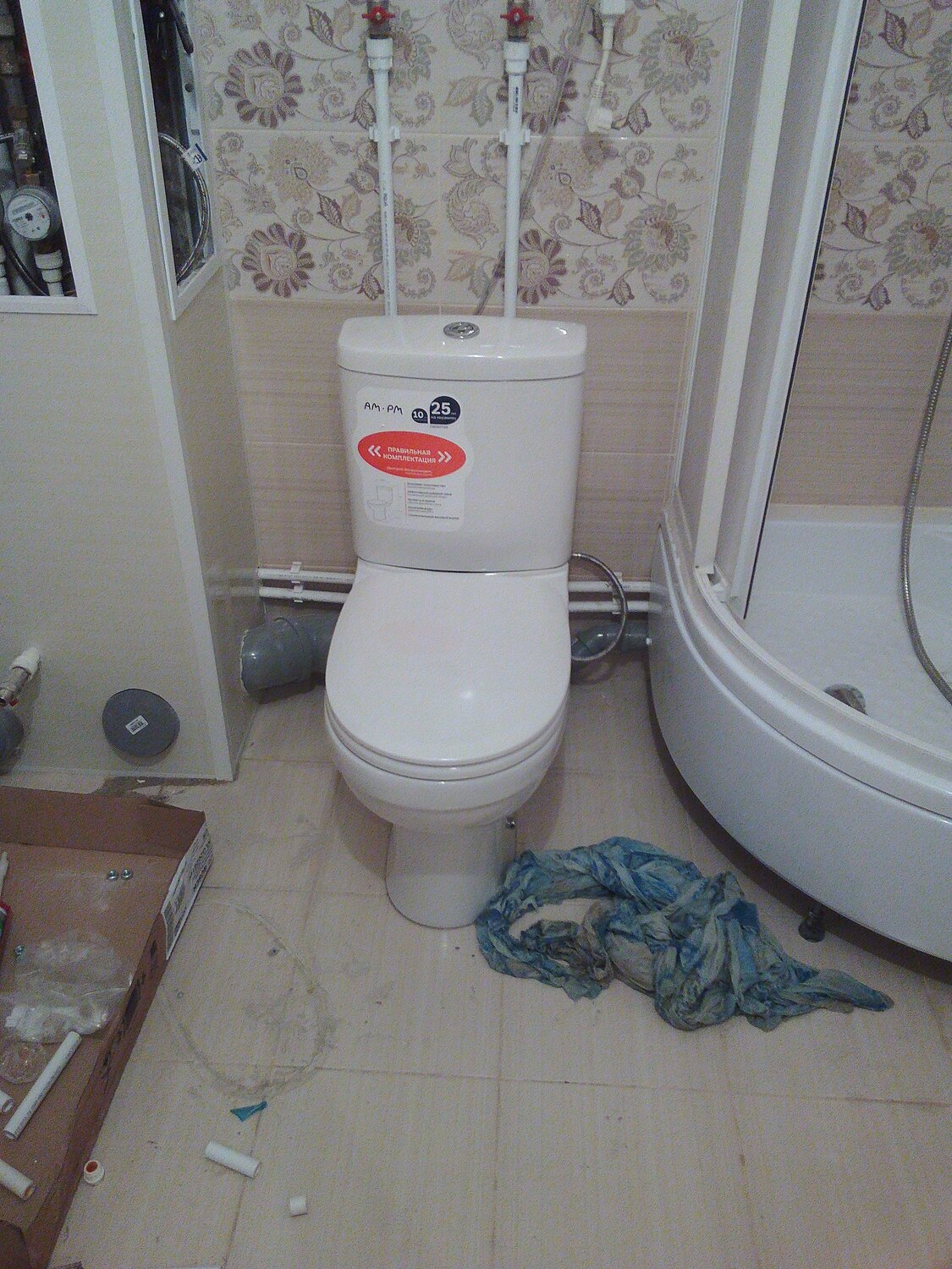 Монтаж подиума под душевую кабину в Санкт-Петербурге - Сантехнические ...