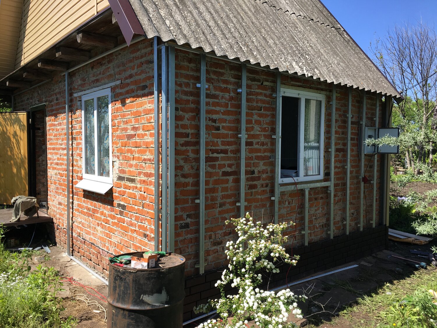 дача, поднятие дачных домиков, дом, в деревне, участок