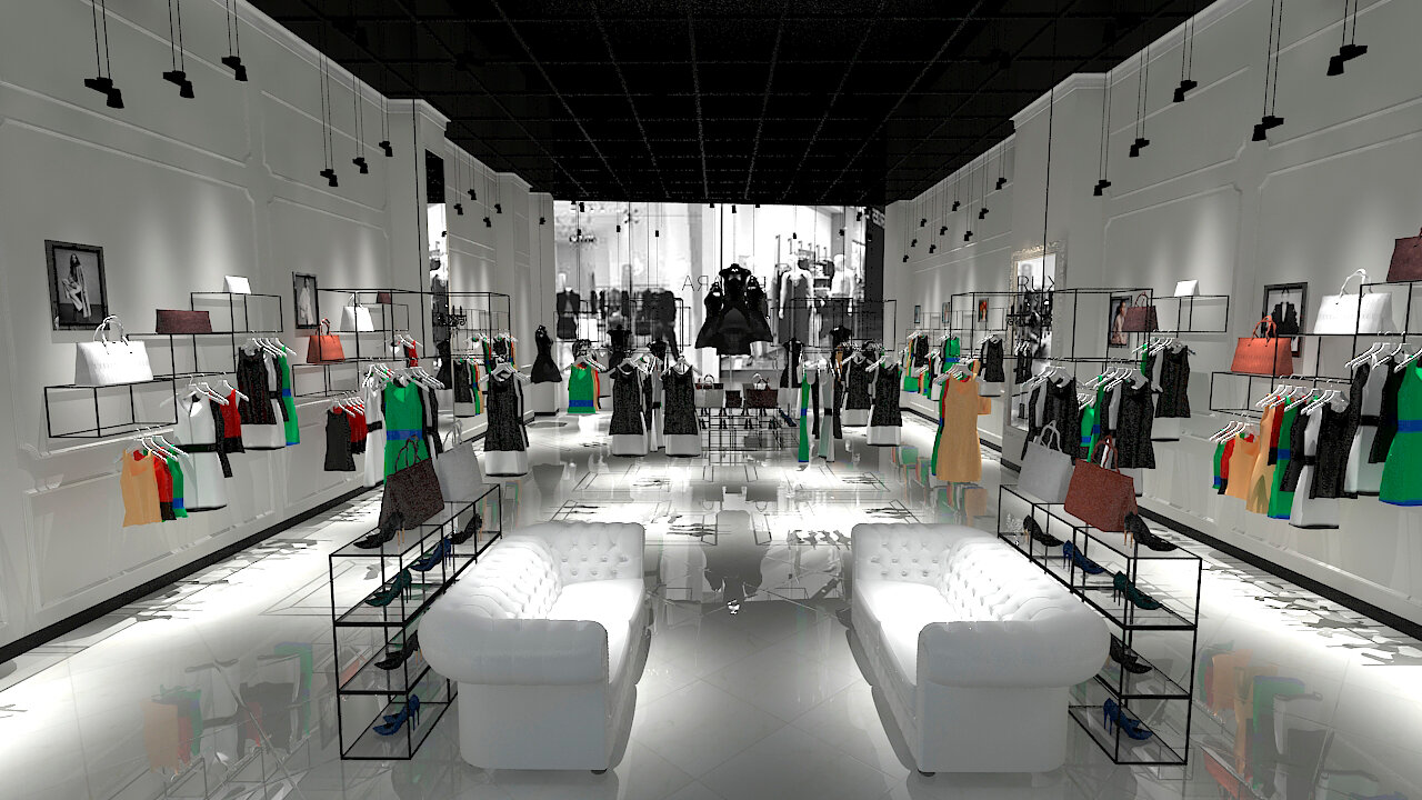 kenzo store design, интерьер магазина одежды fashion house, retail, nendo дизайн магазина, витрина шоу рума одежды