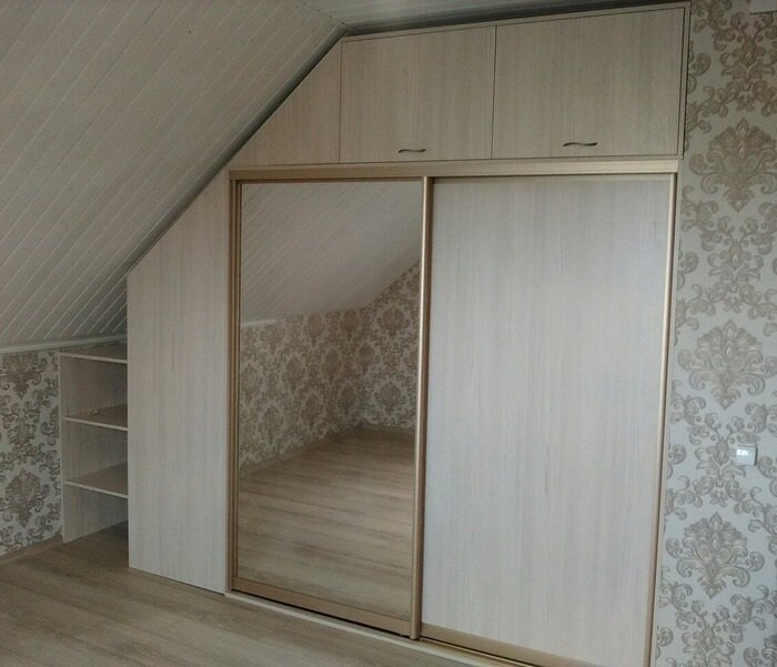 шкаф купе акация лейкленд, шкаф купе высота 2.70, шкаф купе трехстворчатый, шкаф купе, встроенный шкаф монтаж