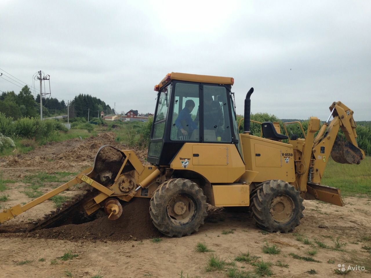 vermeer v8550, экскаватор-погрузчик сат 430d, экскаватор погрузчик комацу wb93s, траншеекопатель, техника