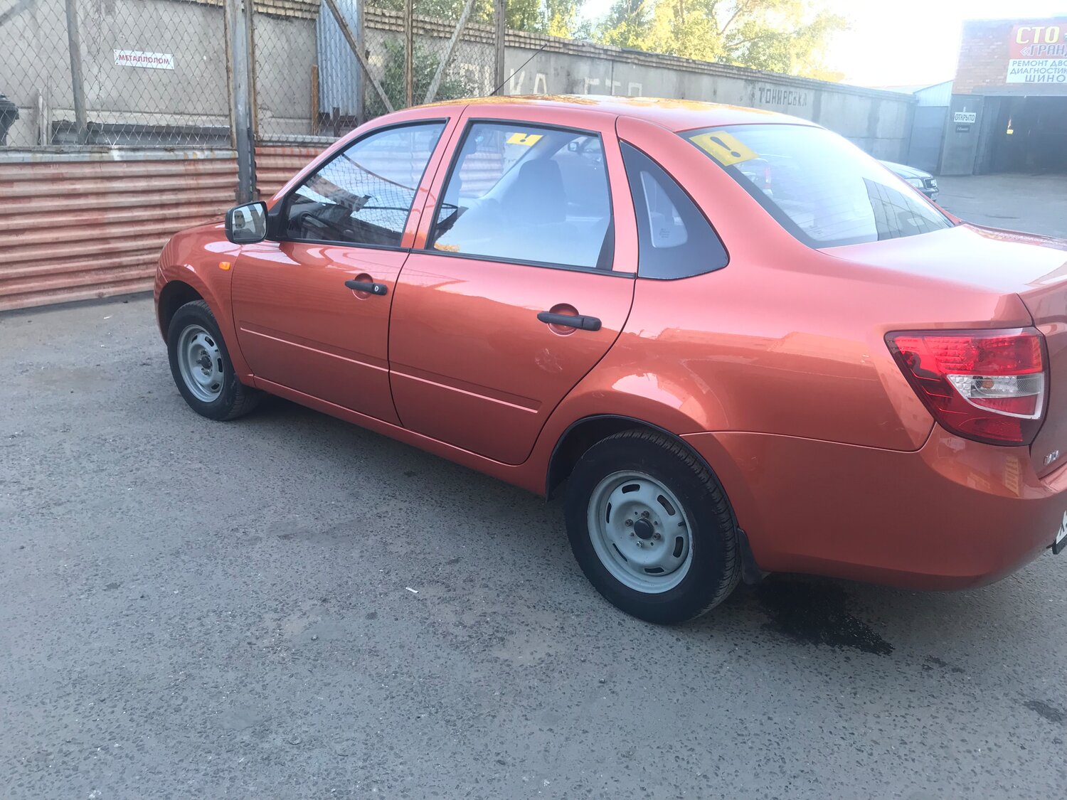 lada granta, лада гранта рыжая, лада калина седан 2005, лада калина 2005, Geely CK (Otaka)