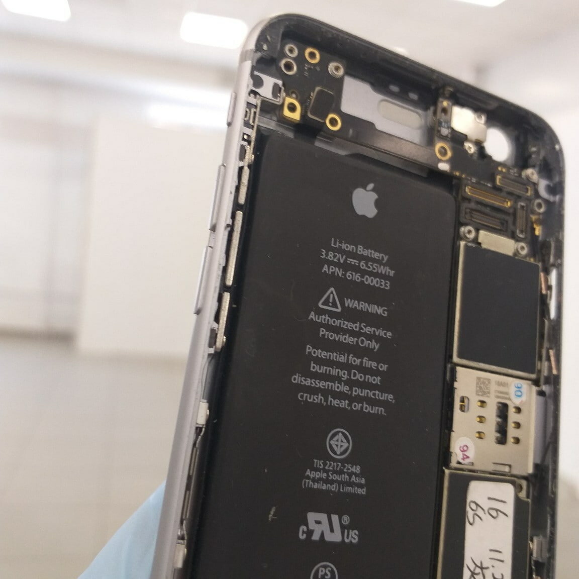 iphone 6, j2401 iphone 6, аккумулятор iphone 6, внутренности айфона 6 с названиями, ifixit обои iphone 6