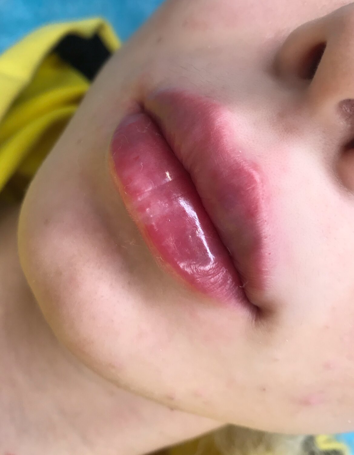 часть лица, губа, татуаж, микроблейдинг губ розовые, lip