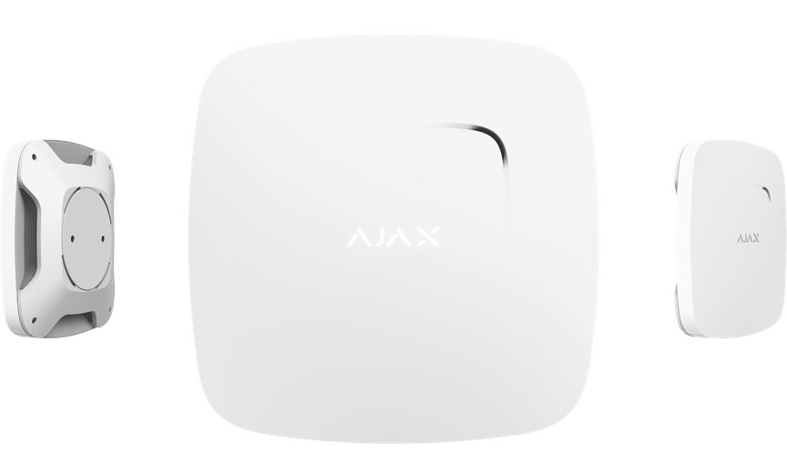 ajax fireprotect белый 8209, ajax fireprotect белый, ajax fireprotect plus, ajax fireprotect белый беспроводной датчик дыма ajax, ajax fireprotect