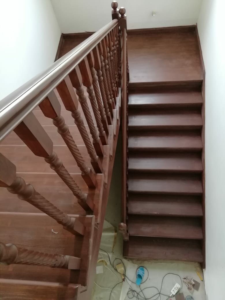 Установка деревянных лестниц в орле - 97 фото