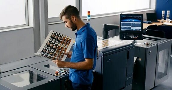 техника, konica minolta bizhub press c71cf, оборудование, обслуживание, печатная машина