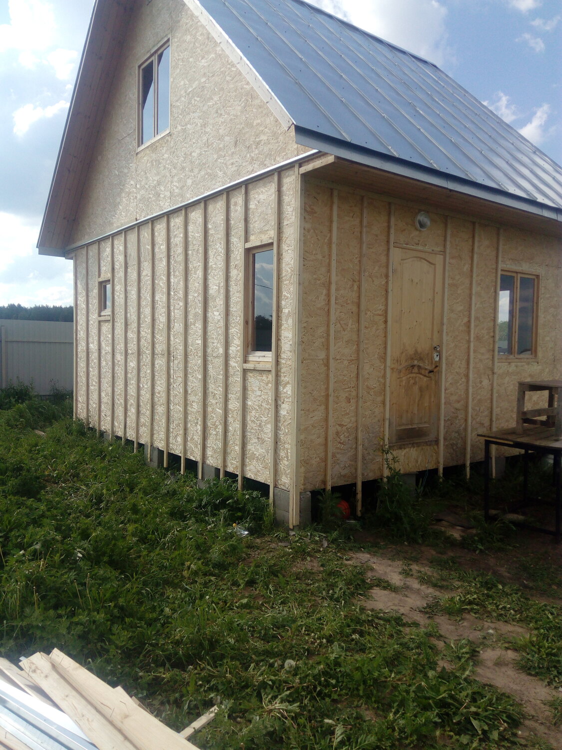 сборный щитовой домик, щитовой домик, сборно щитовой домик 2.5, садовый дом, каркасный дом