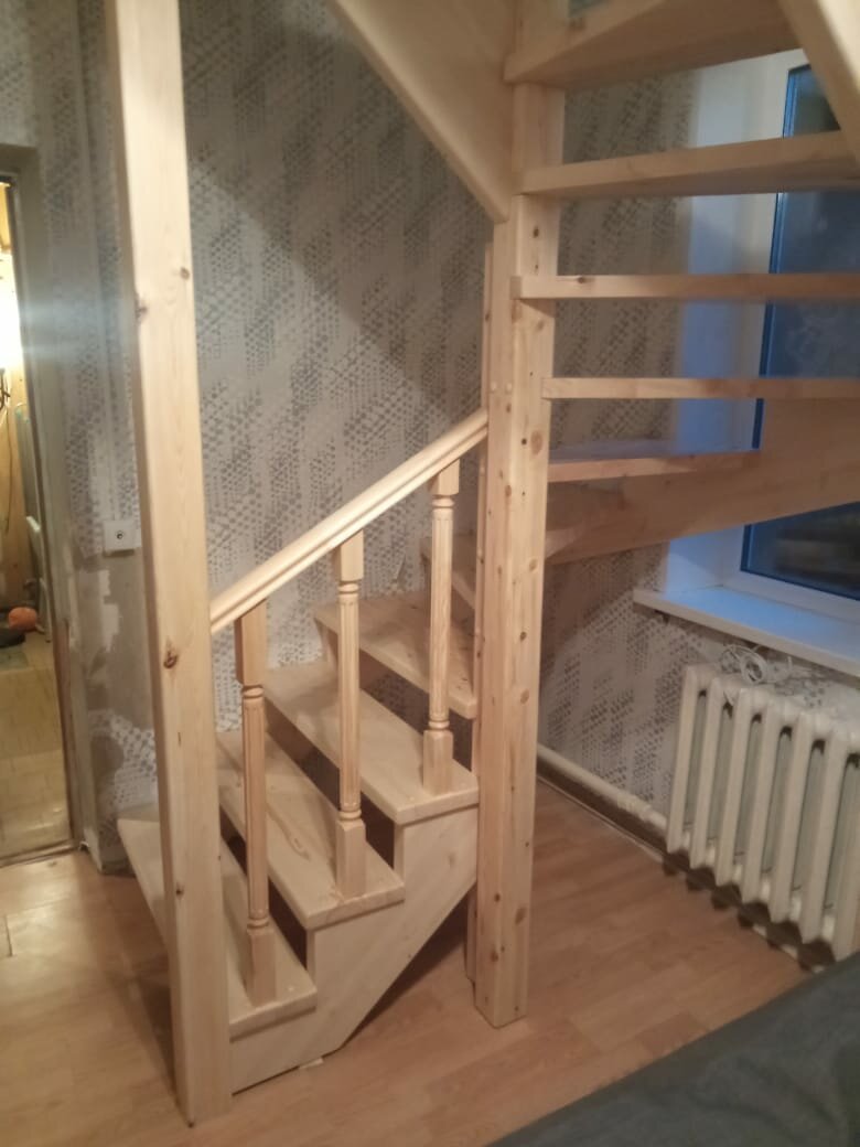 Изготовление деревянных лестниц