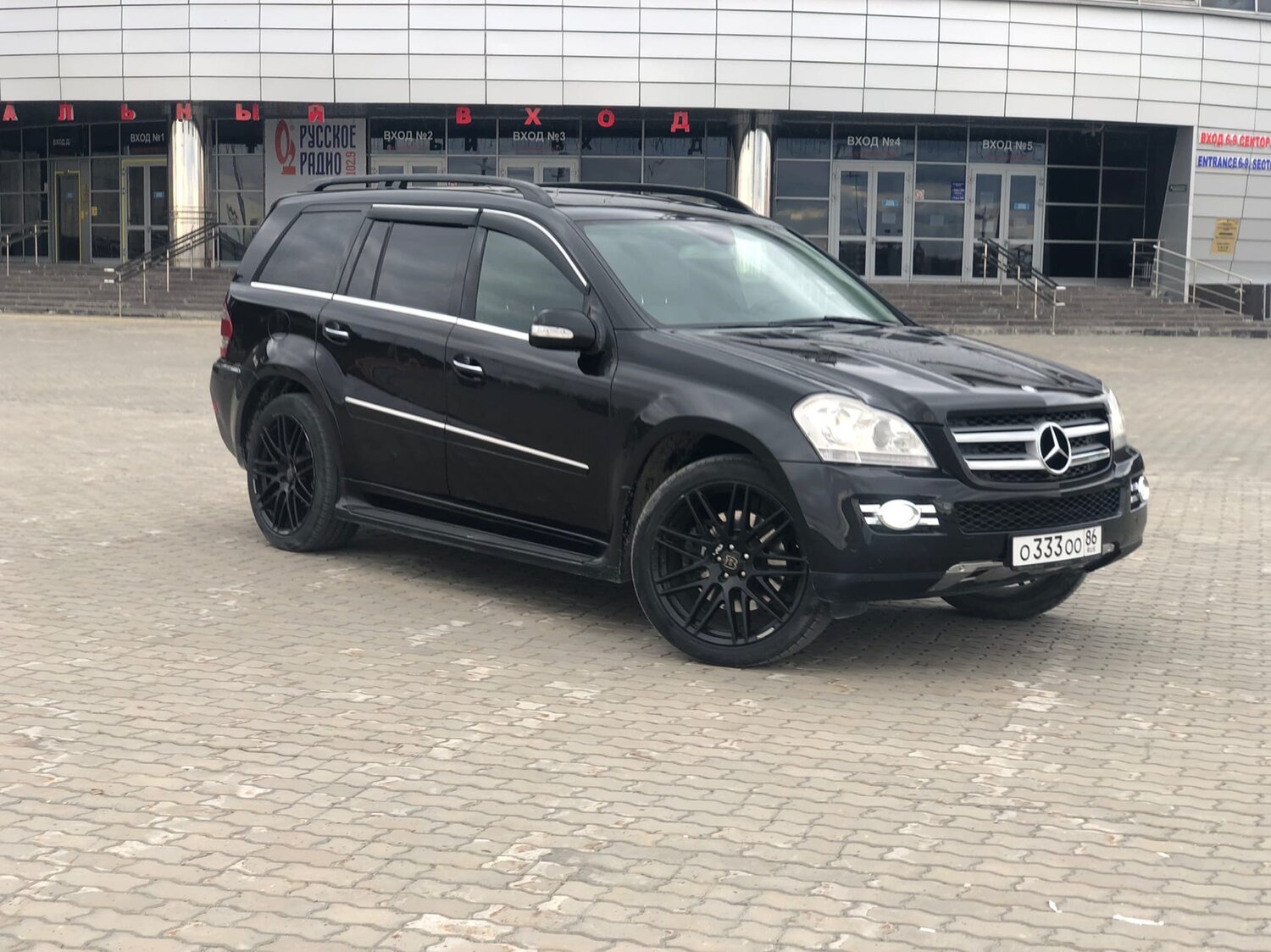 автомобиль, авто, черный мерседес gl 164, mercedes gl r22, Mercedes-Benz GL-klasse II (X166)
