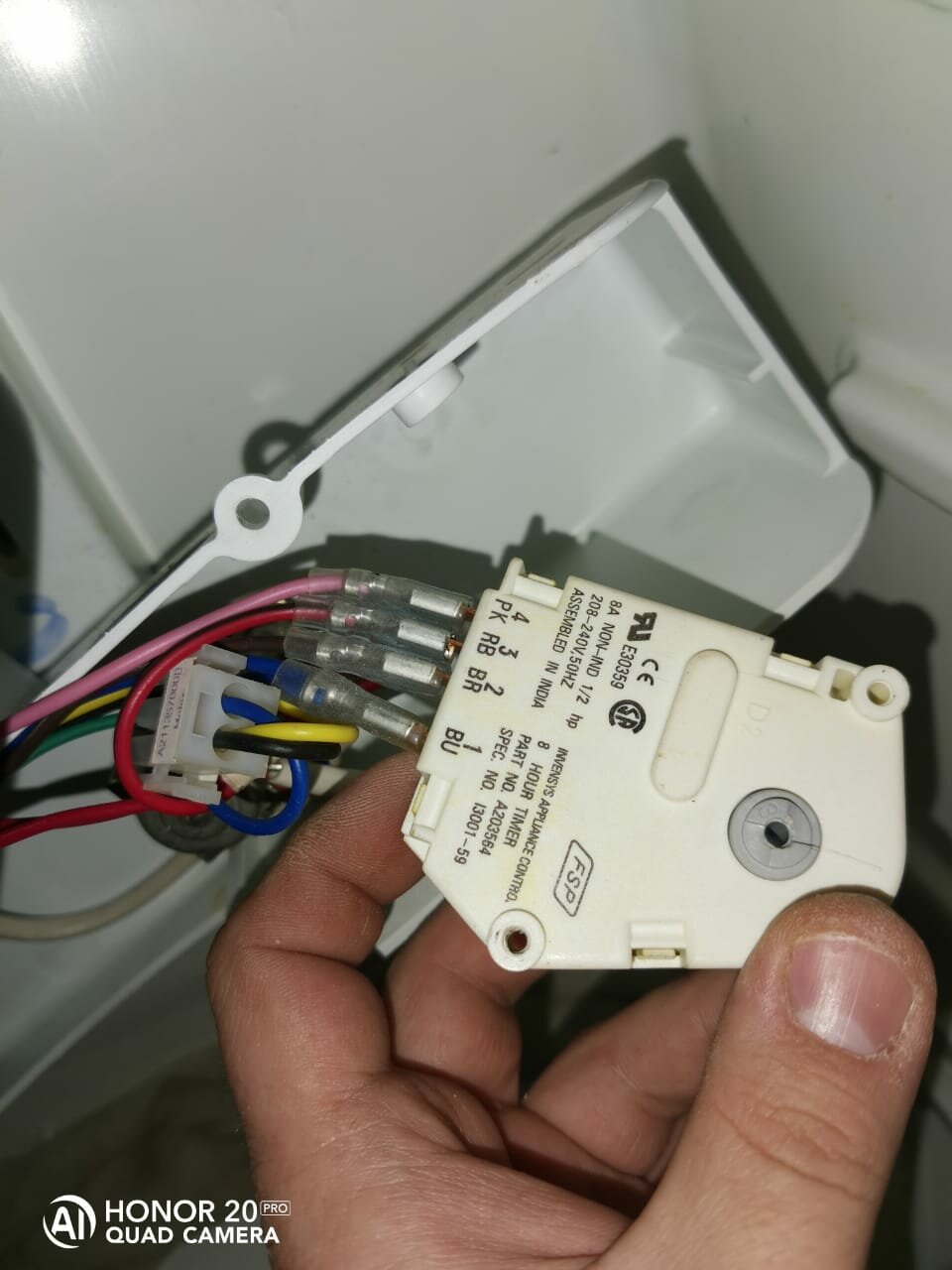 таймер оттайки механический nk-2001-21 для stinol, indesit, ariston, реле холодильника стинол 107, реле оттайки холодильника стинол, соединения таймер оттайки, бытовая техника