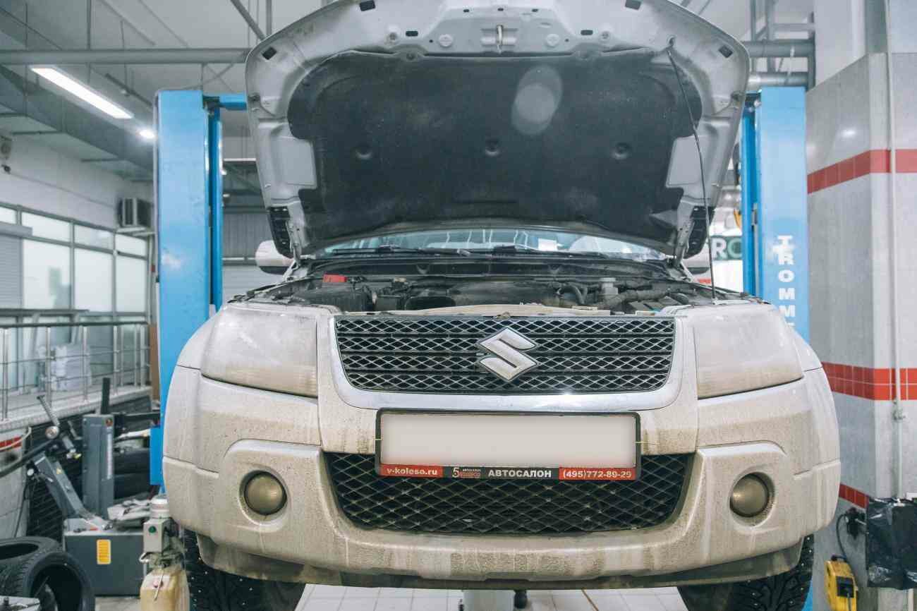 suzuki grand vitara, автомобиль, авто, suzuki grand vitara капот, suzuki