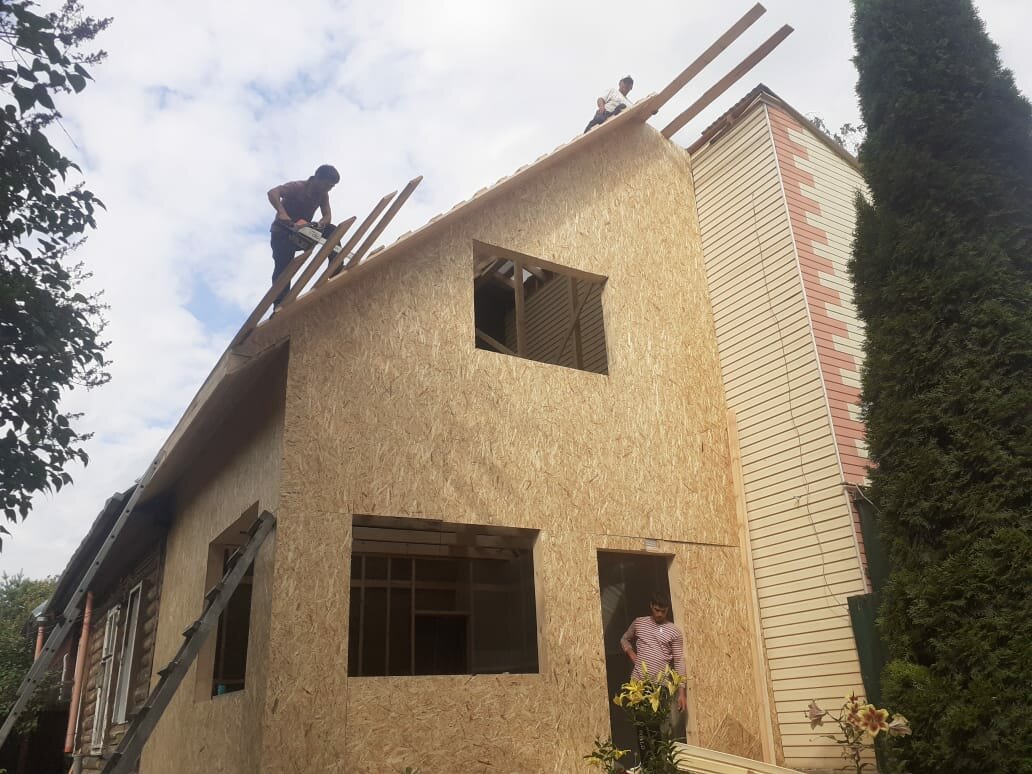 Строительство пристройки к дому