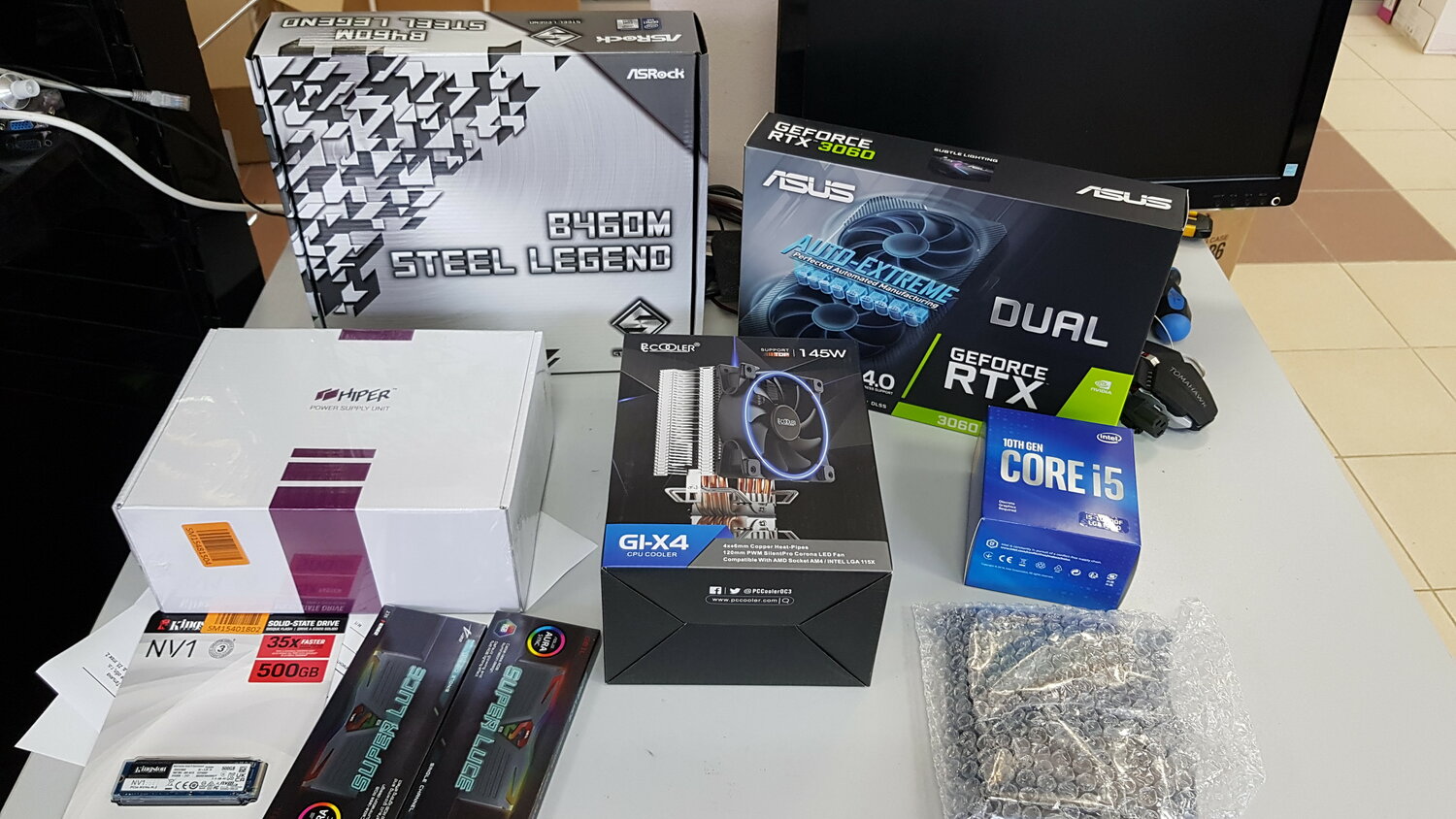 комплектующие пк, компьютер, сборка пк на райзен, сборки пк 2019 на ryzen 5, core i5