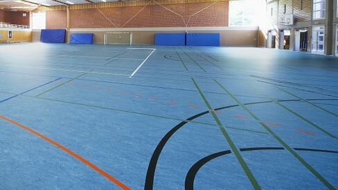 спортивное покрытие для спортзала, спортивный линолеум forbo, напольное покрытие для спортзала, спортивное покрытие, покрытие для спортзала