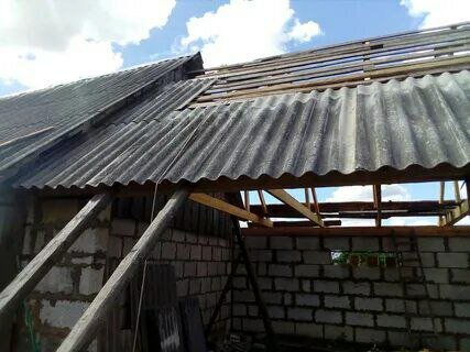 шифер на крыше, крыша из шифера, кровля из шифера, шиферная кровля обрешетка, шиферная кровля