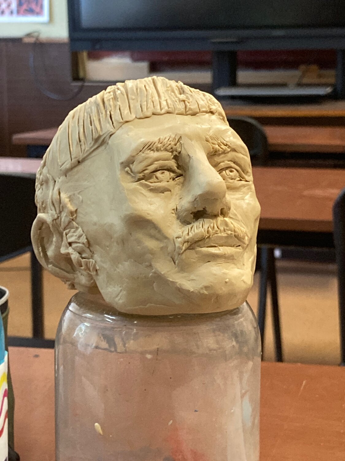 глиняная скульптура, александр ивченко скульптор, скульптур, бюст скульптура, лепка скульптуры