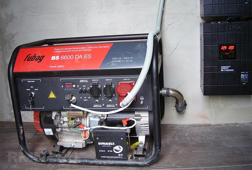 генератор fubag 6600 a es, генератор фубаг 6600, fubag bs 6600 a es 6, генератор fubag 6600, бензиновый генератор fubag bs 6600