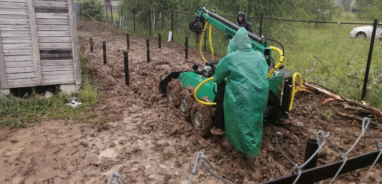 Goodvint техника для монтажа винтовых свай - 88 фото